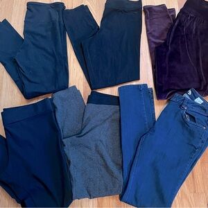 Women’s large Assorted Leggings and Jeans bundle